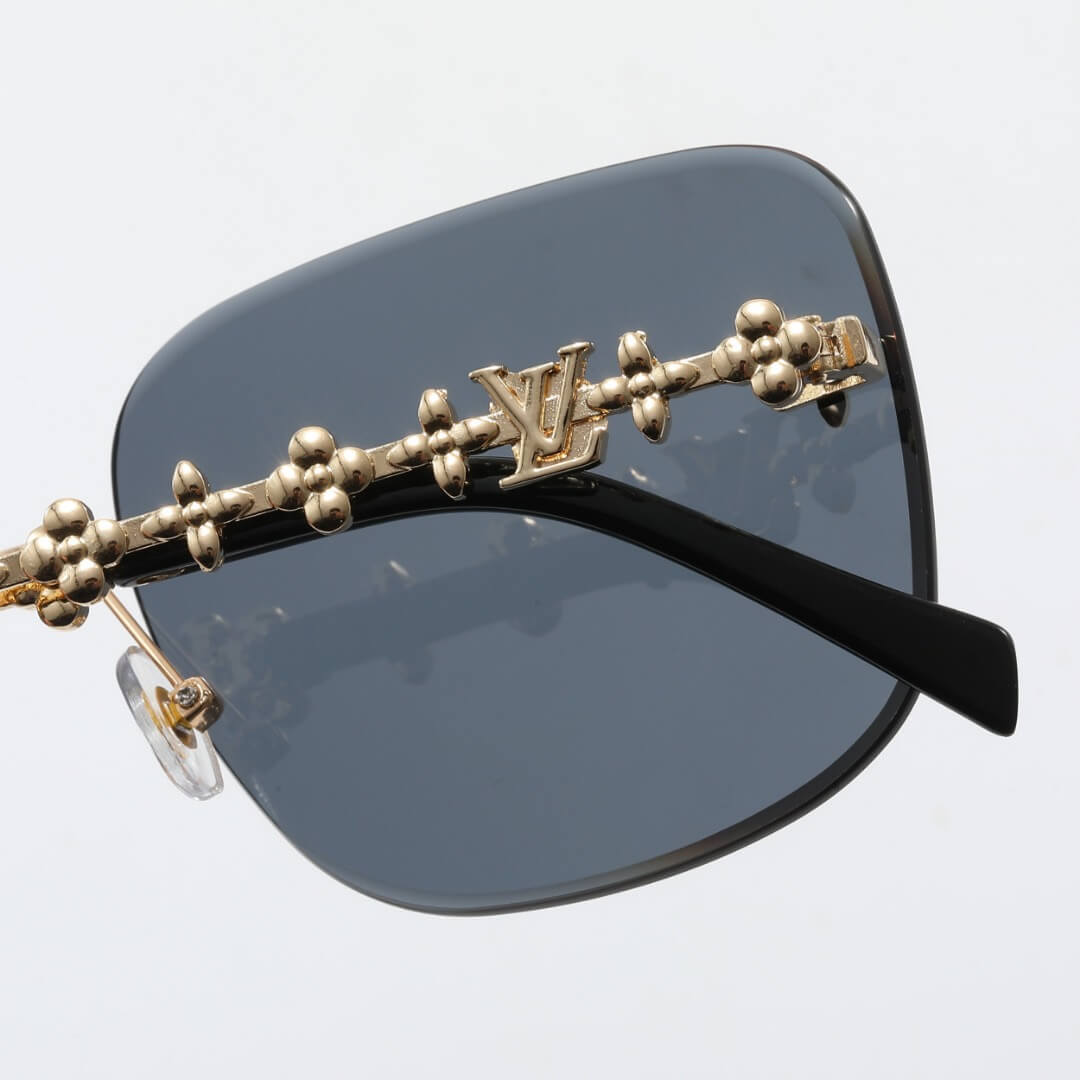 Nouvelles lunettes de soleil sans monture à branches distinctives