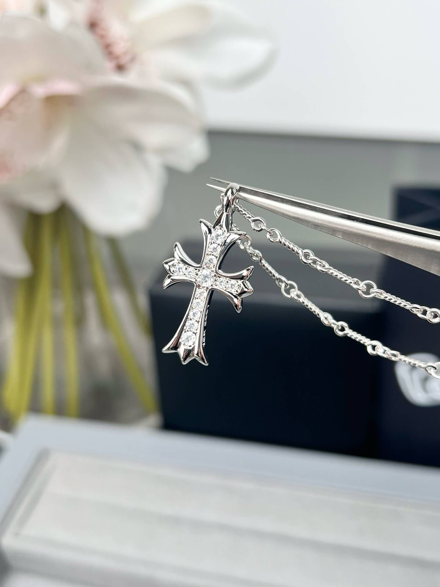 Cross Diamond Necklace