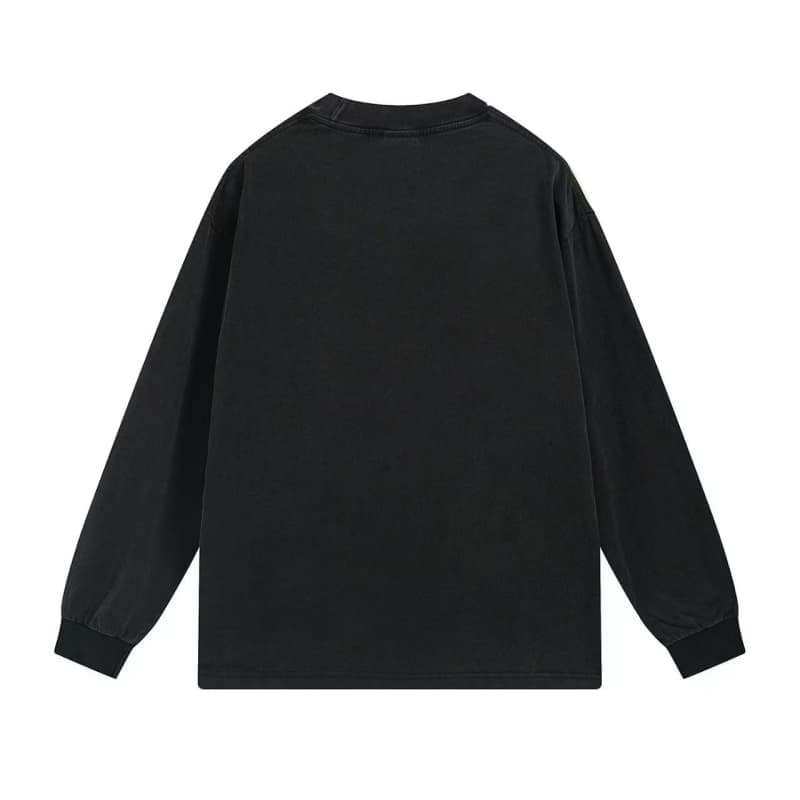Vintage Double-B Letter Print Long Sleeve