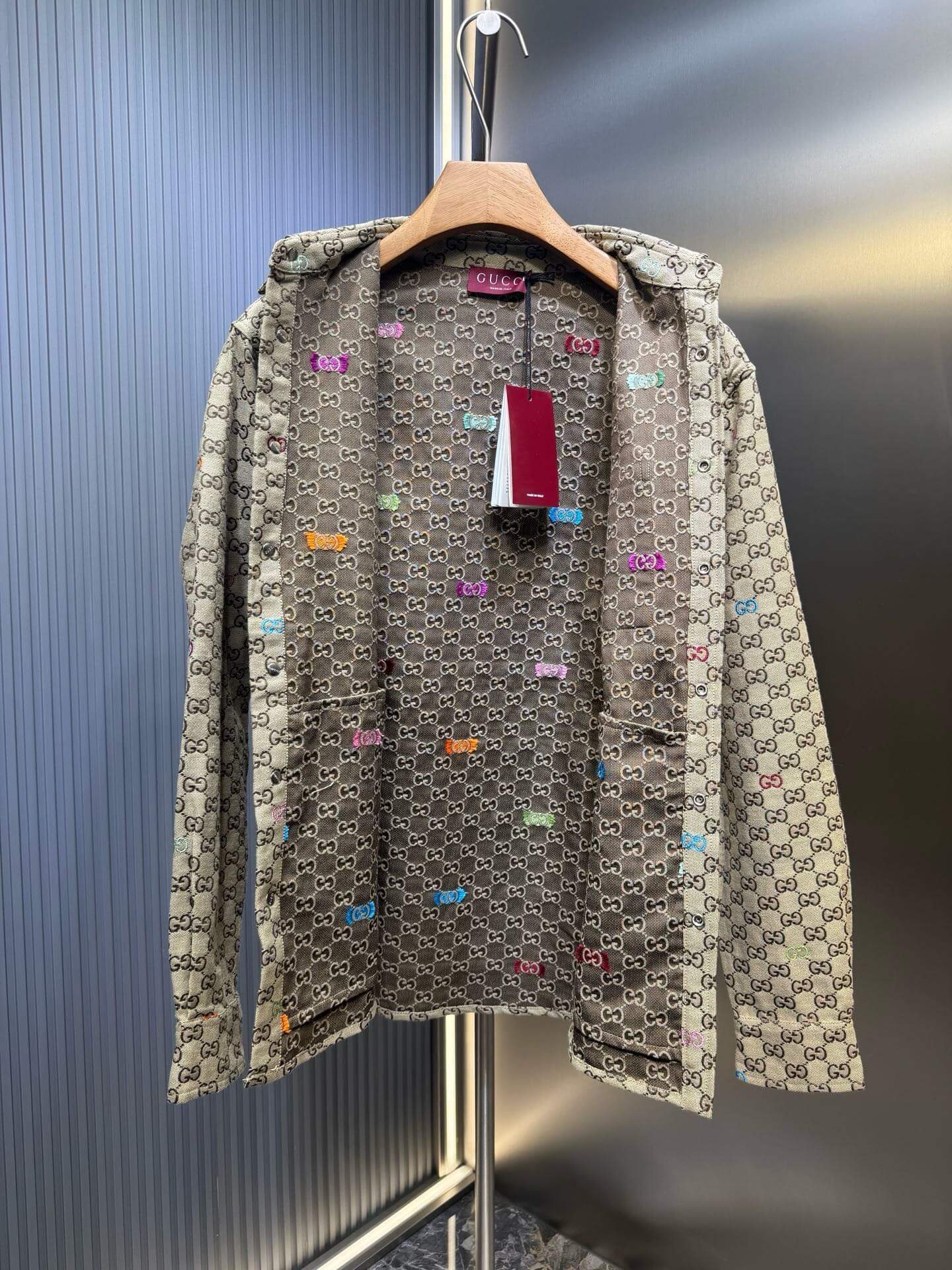 Colorful Double-G Pattern Sweatshirt