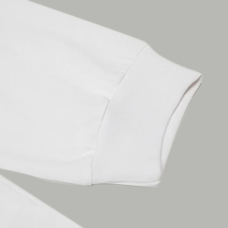 Classic Sanskrit Print Cotton Long Sleeve Shirt