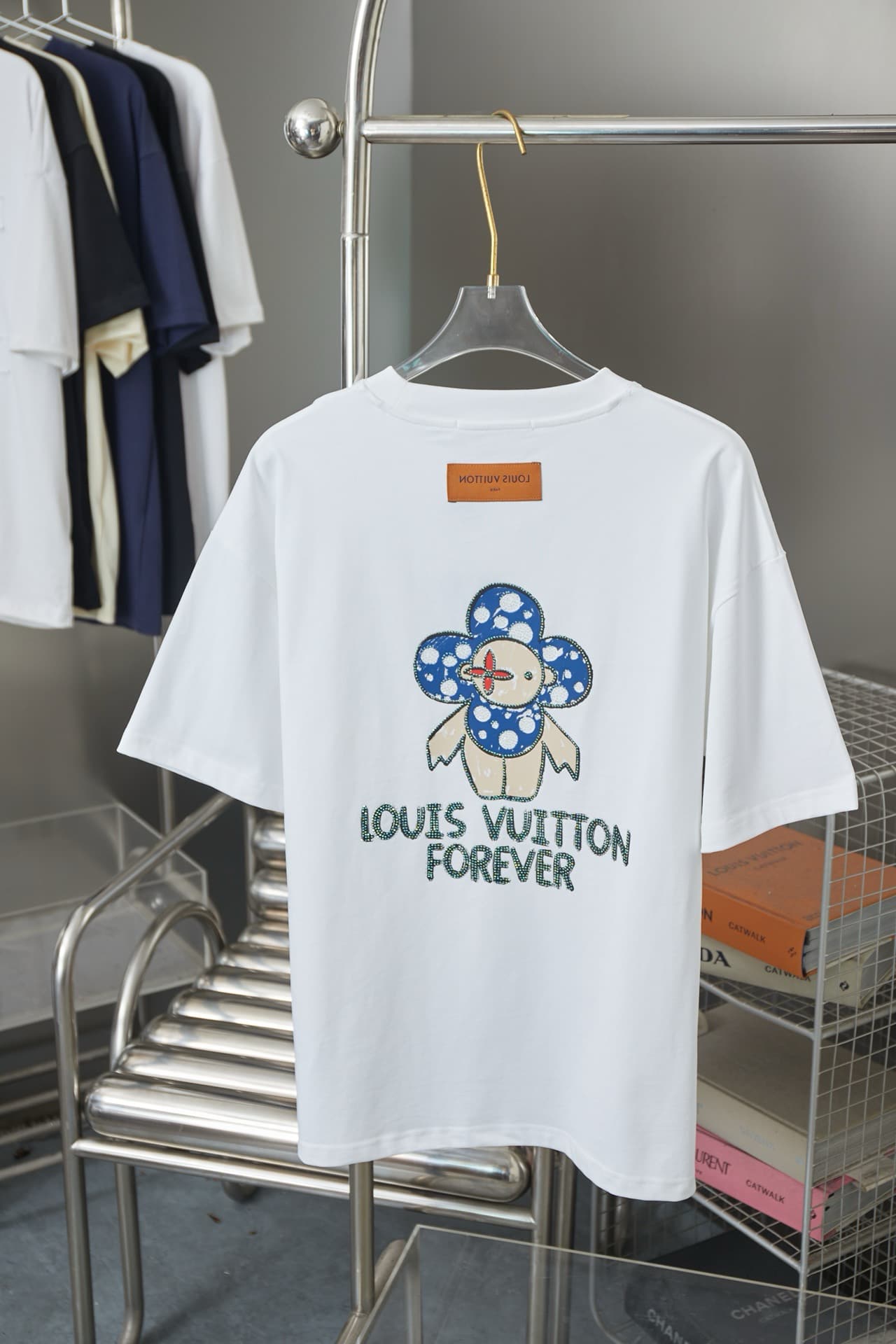 Classic Doll & Sunflower Rhinestone T-Shirt
