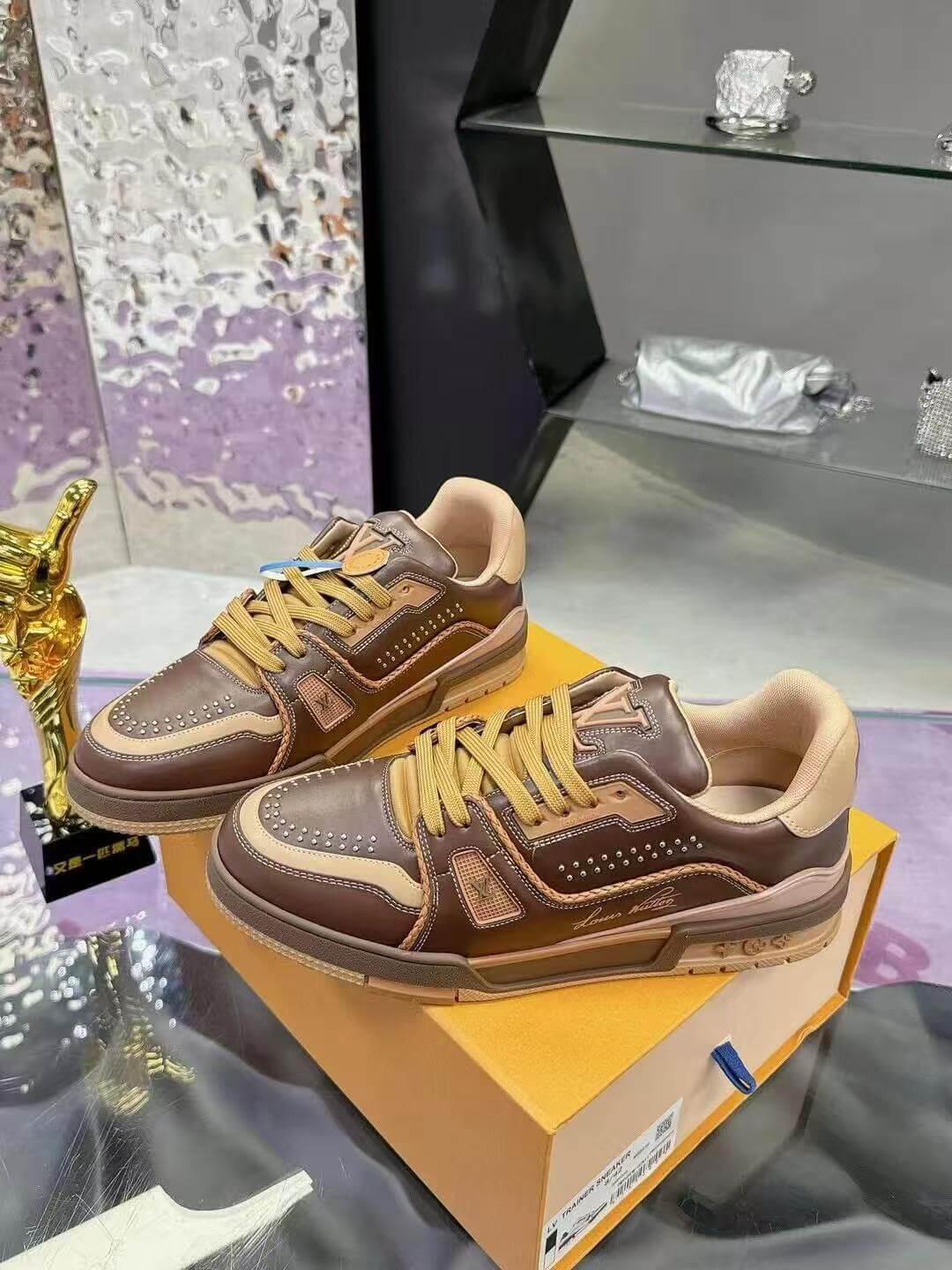 Brown Leather Sneaker