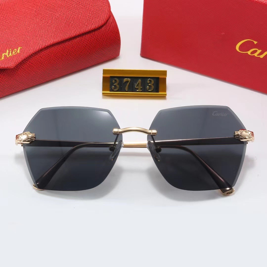 Lunettes de soleil sans monture