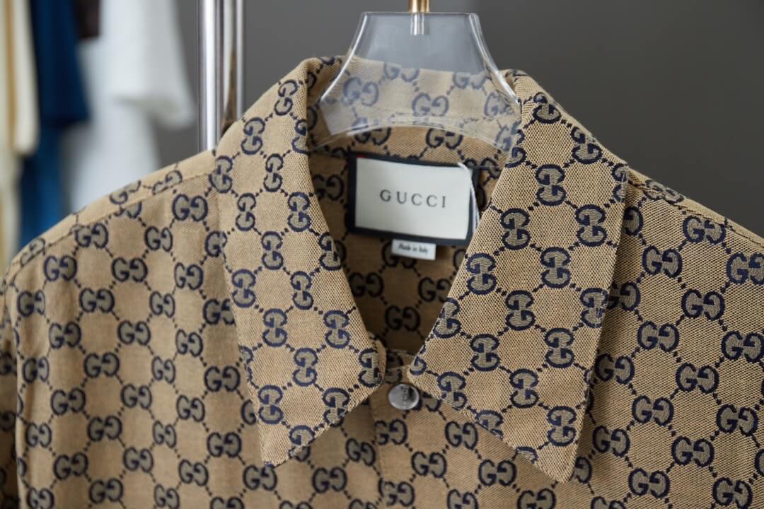 Navy Jacket with Double-G Design