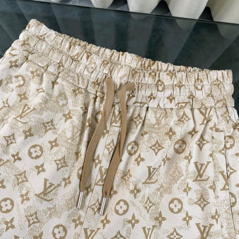 2025 New Classic Beige Jacquard T-shirt