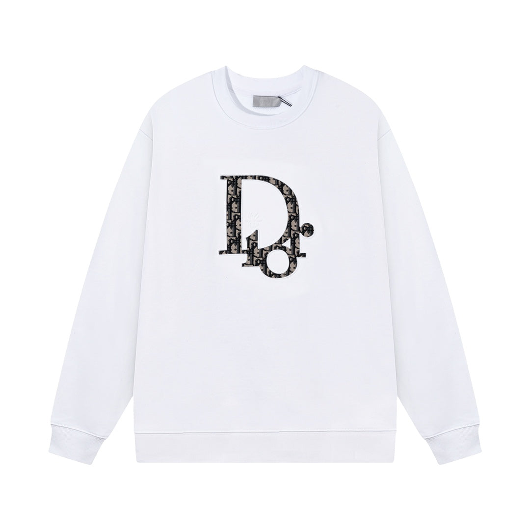 Sweat-shirt à imprimé lettre