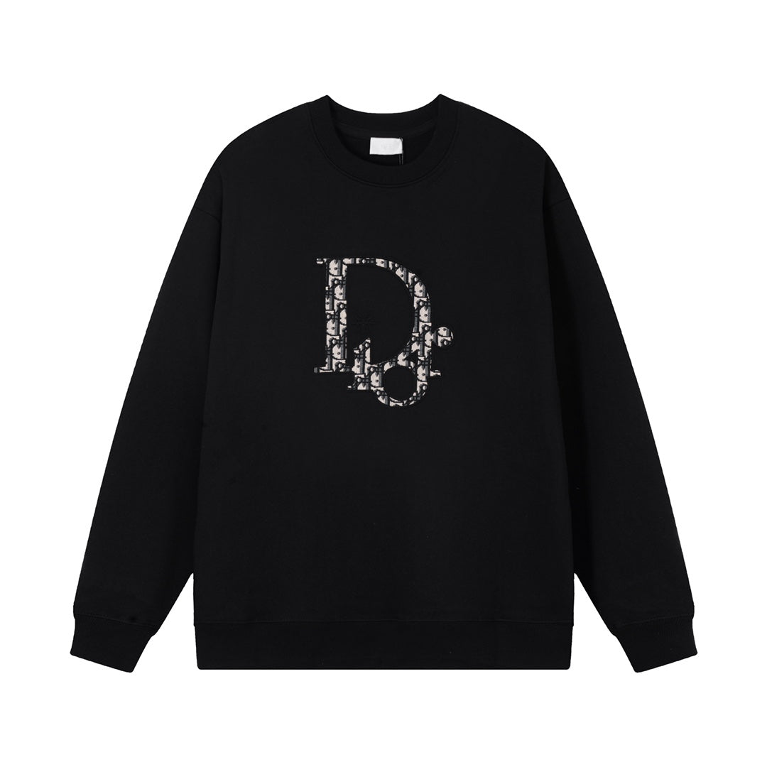 Sweat-shirt à imprimé lettre