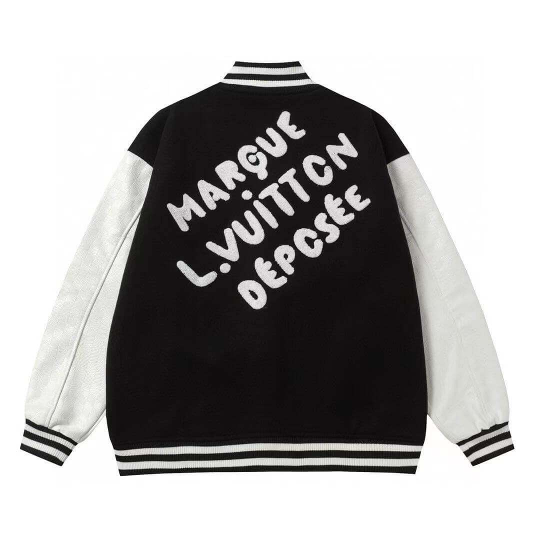 Veste de baseball à bordure perlée