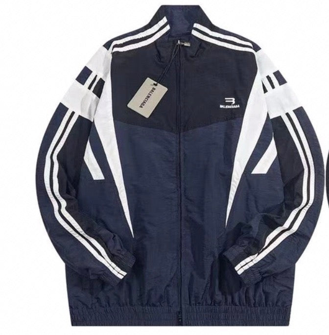 Colorblock Striped Jacket