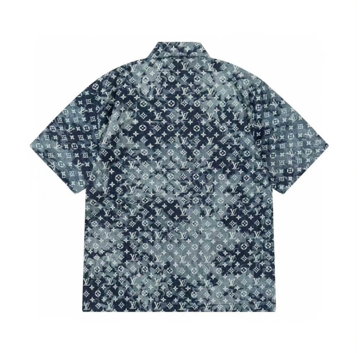 New All-Over Print Denim Shirt