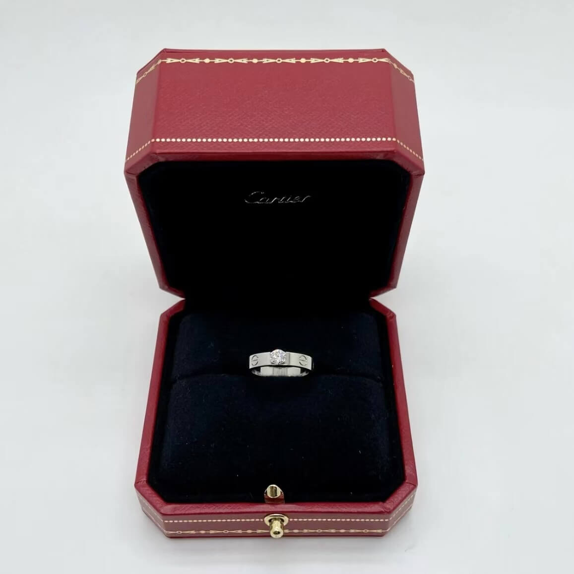 Classic Slim Shank Solitaire Diamond Ring
