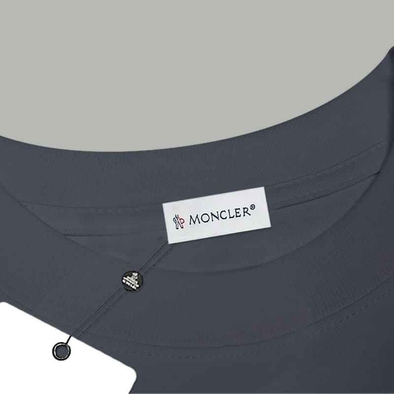 Classic Flocked Letter Cotton Long Sleeve Shirt