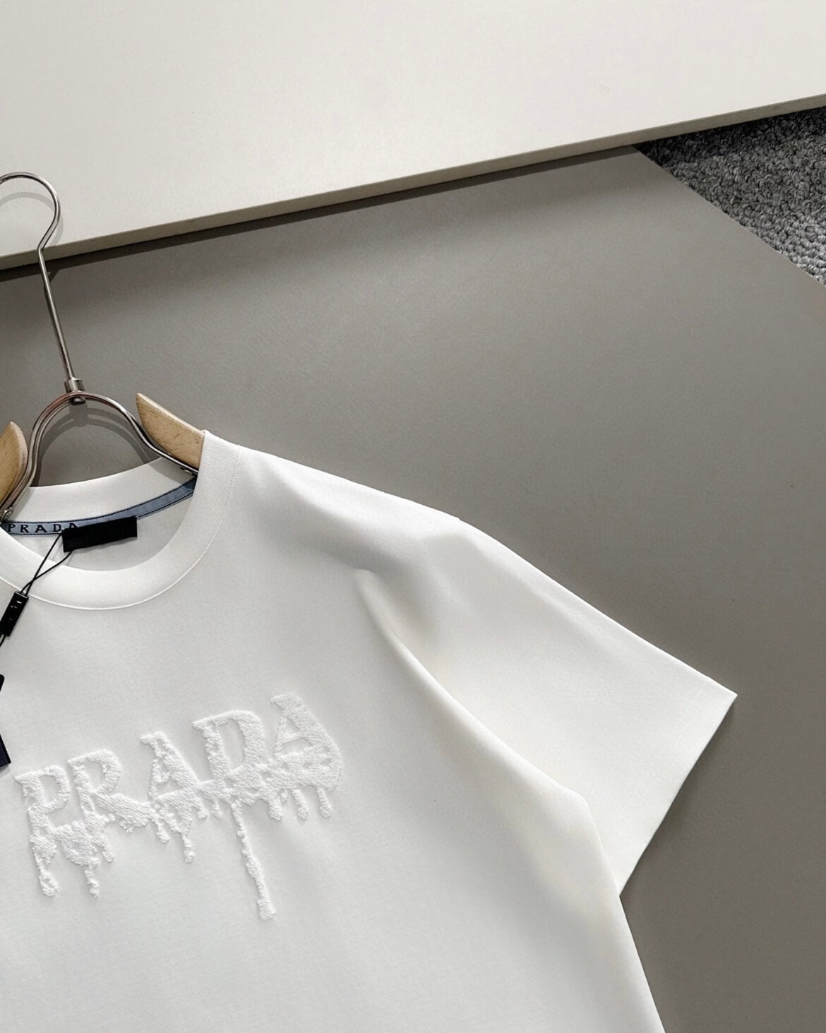Letter Tassel Embroidered T-Shirt