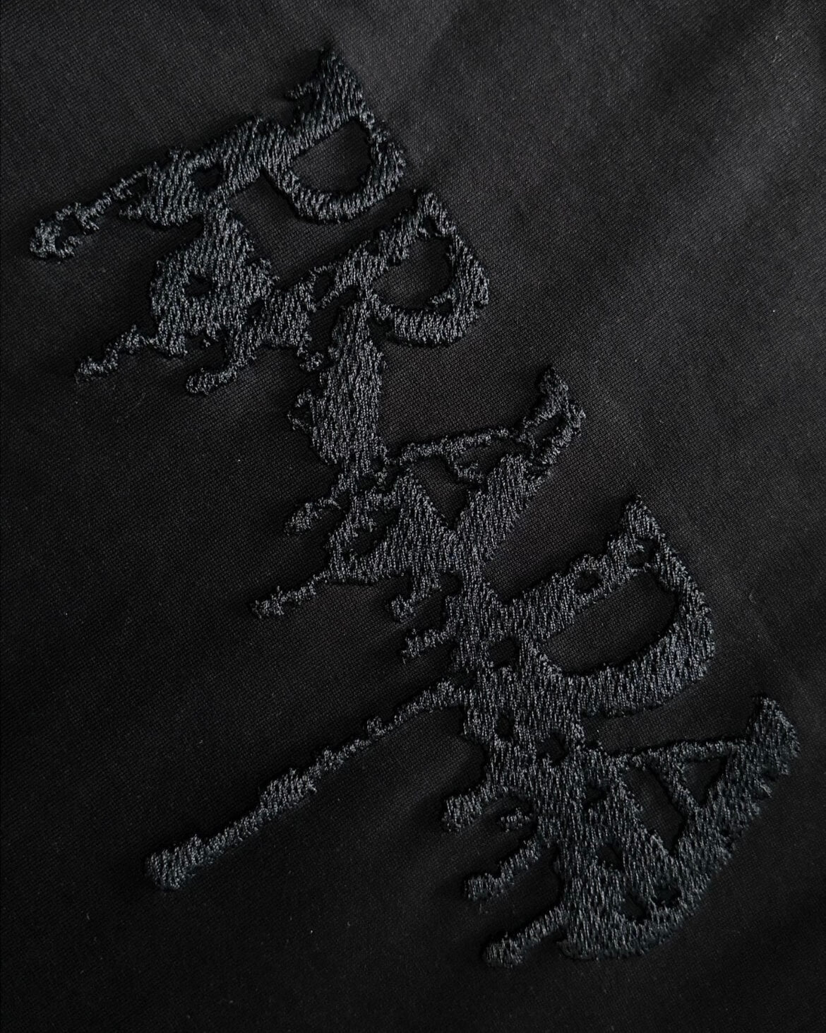Letter Tassel Embroidered T-Shirt