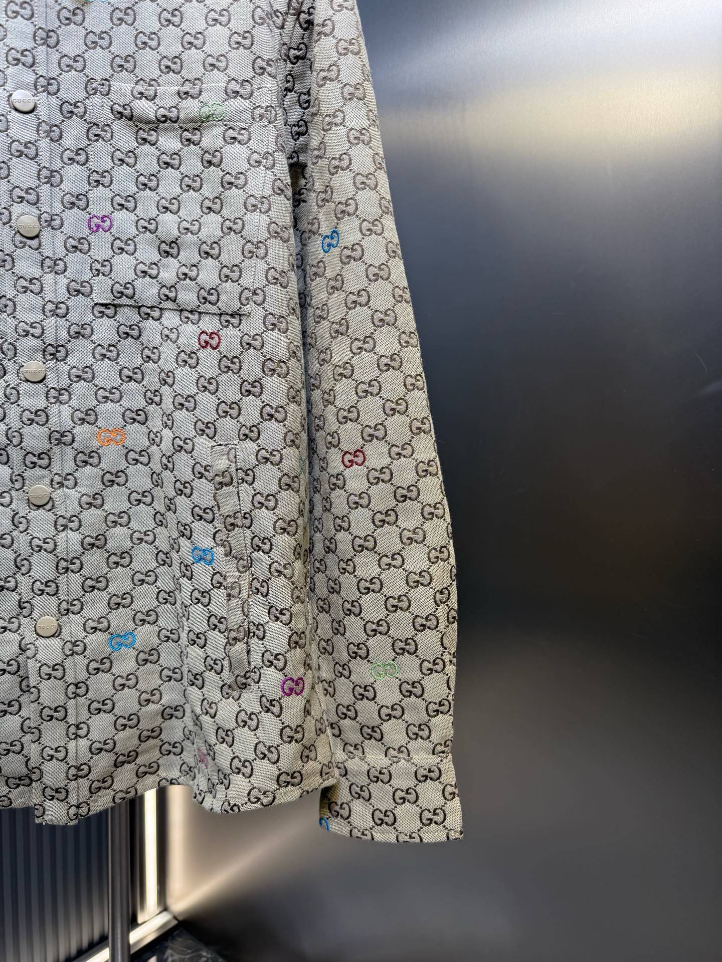 Colorful Double-G Pattern Sweatshirt