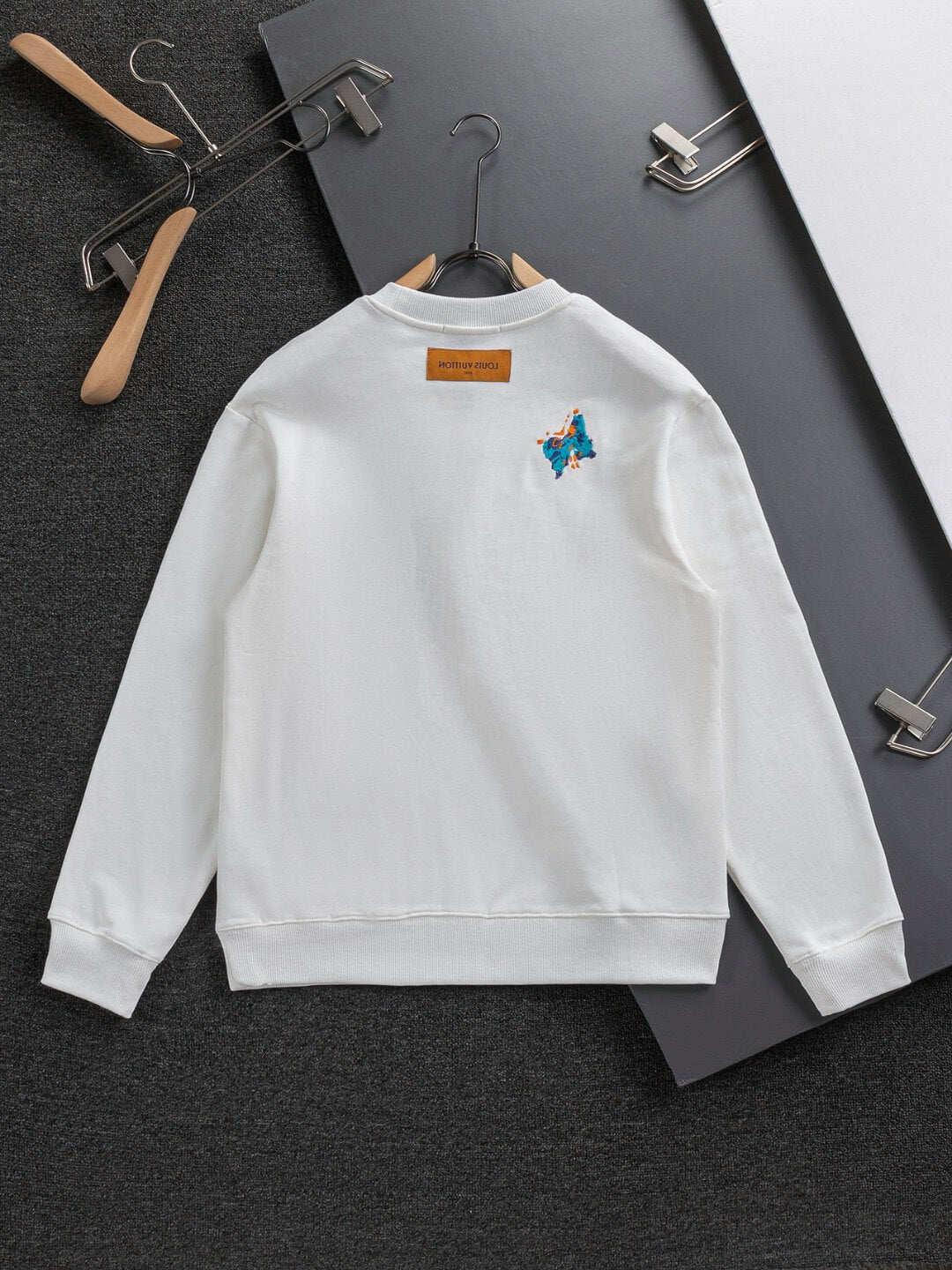 Butterfly Embroidered Sweatshirt