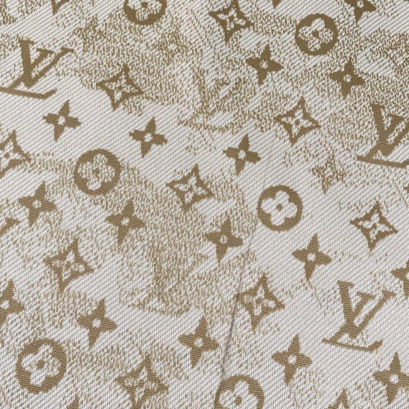 2025 New Classic Beige Jacquard T-shirt