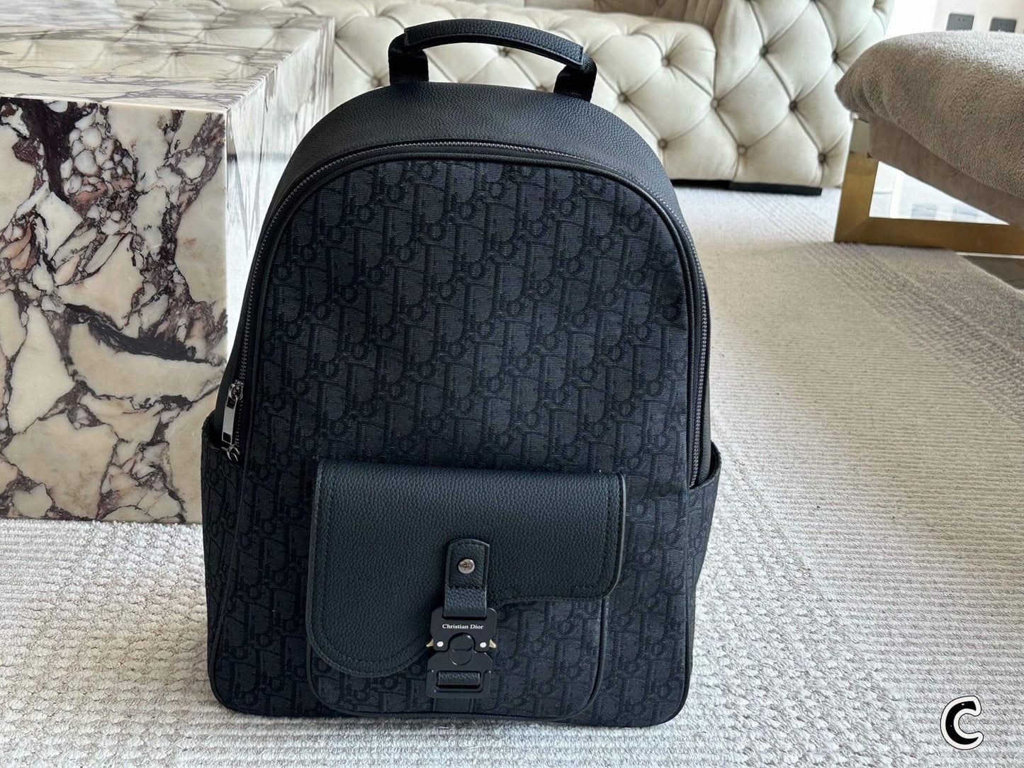 All-over Buckle Backpack