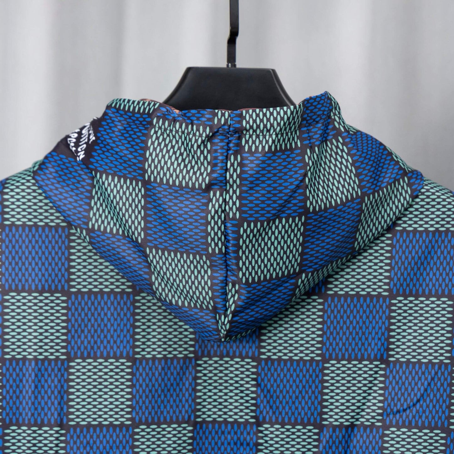 Reversible Plaid-Design Jacket
