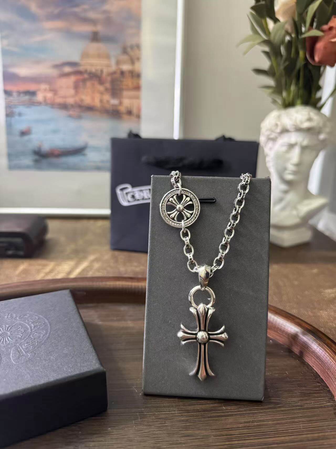 Cross Street Style Necklace