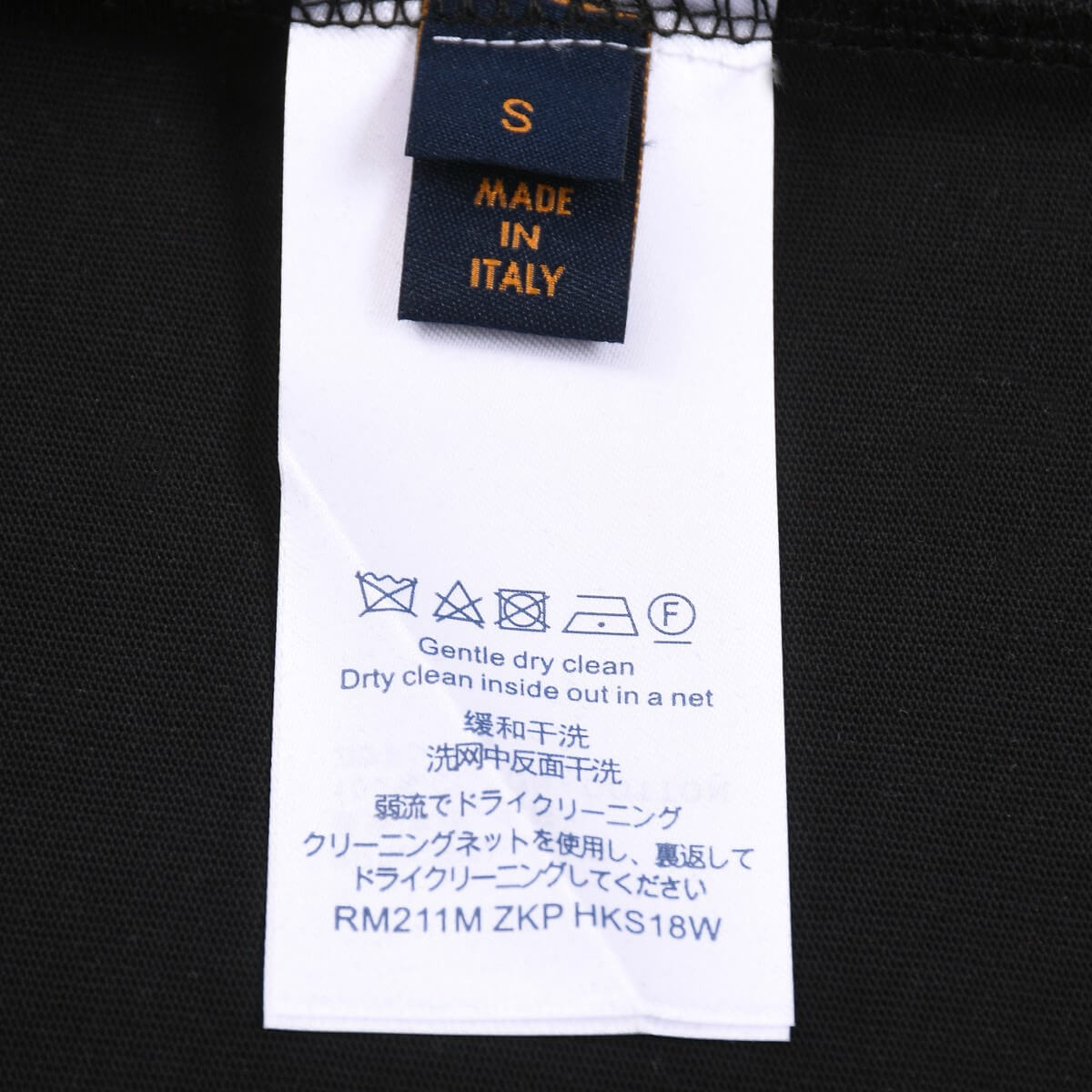 T-shirt en placage à motif métallique