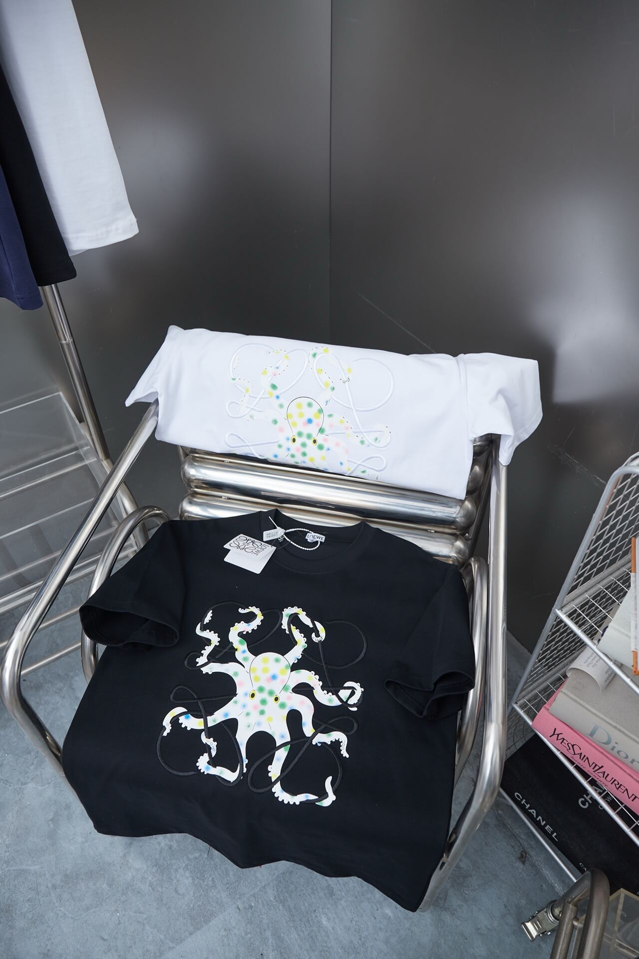 T-shirt brodé poulpe