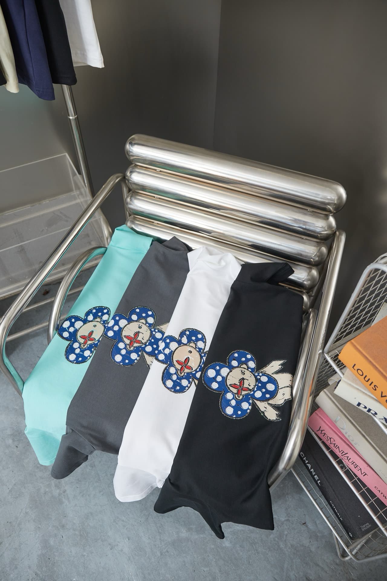 Classic Doll & Sunflower Rhinestone T-Shirt