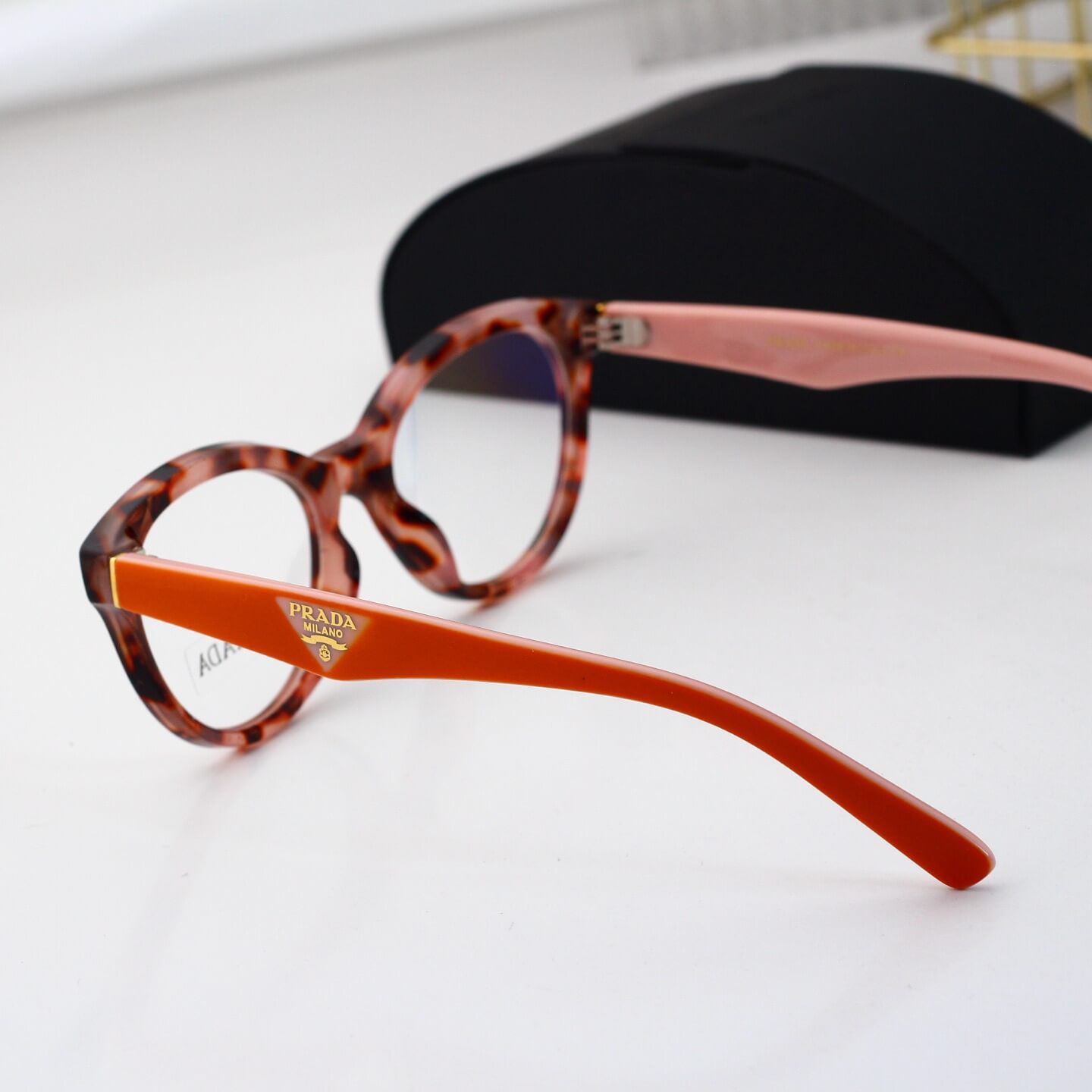 Lunettes anti-lumière bleue modernes à imprimé léopard