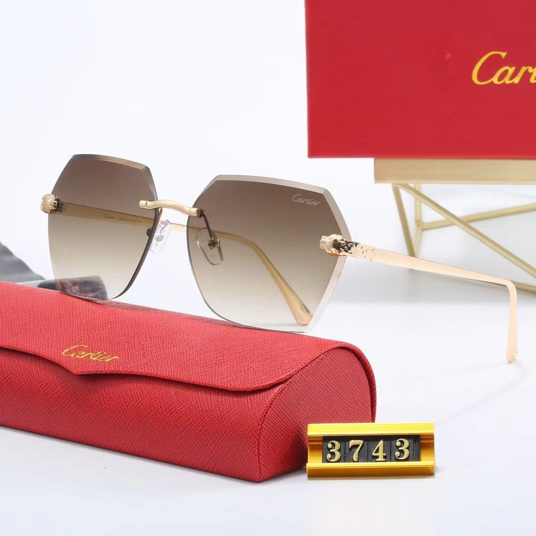 Lunettes de soleil sans monture