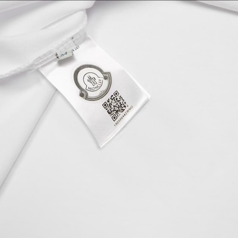 Classic Flocked Letter Cotton Long Sleeve Shirt