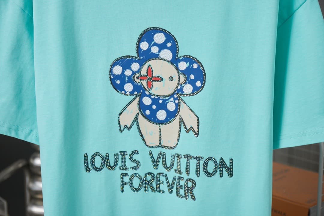 Classic Doll & Sunflower Rhinestone T-Shirt