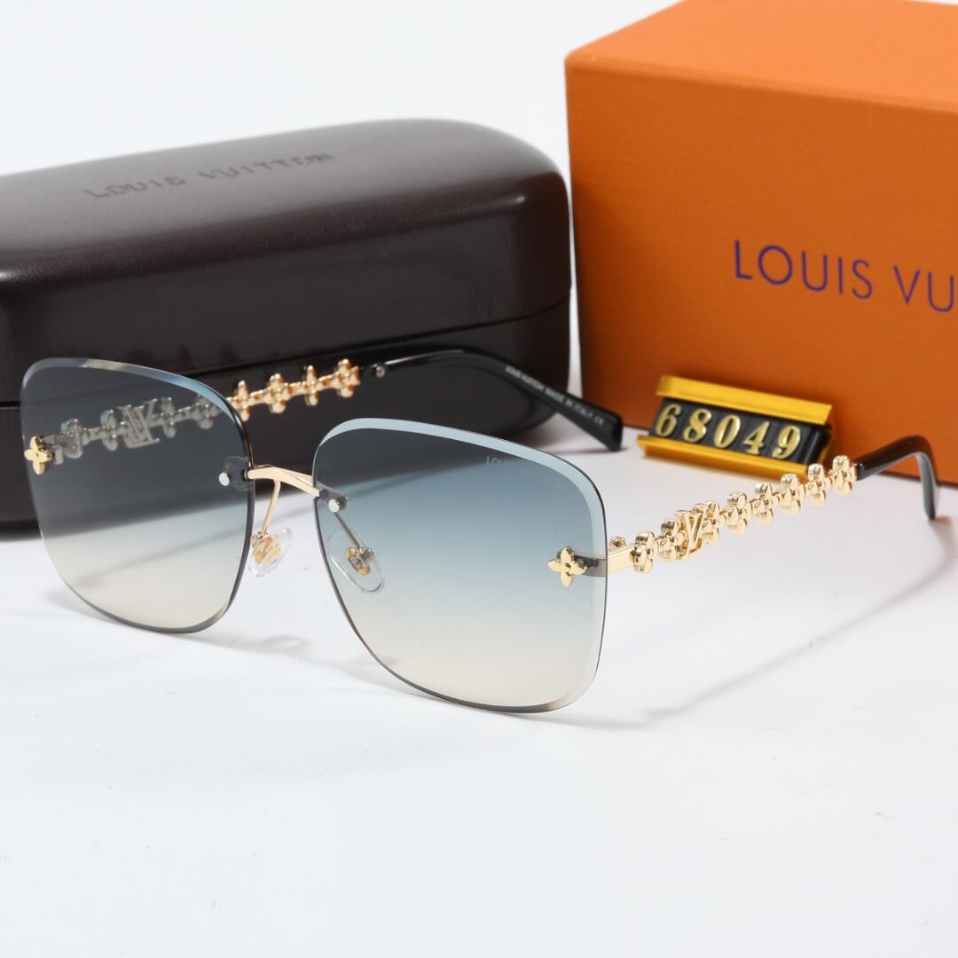 Nouvelles lunettes de soleil sans monture à branches distinctives