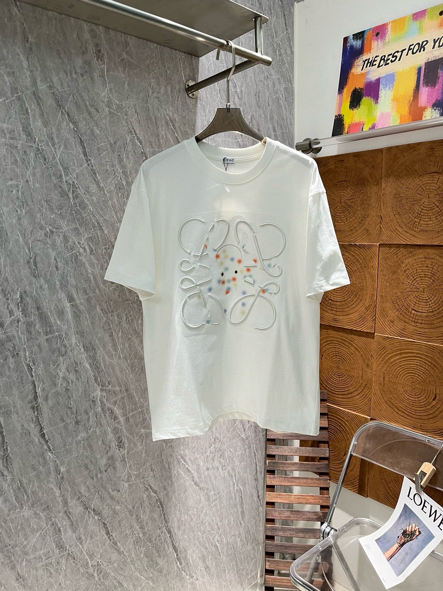T-shirt brodé poulpe