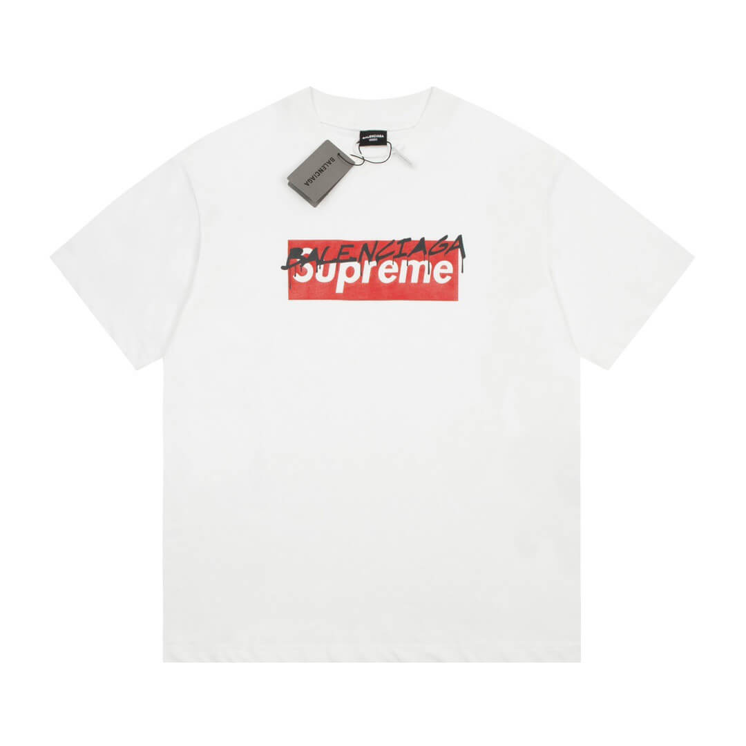T-shirt imprimé rouge classique