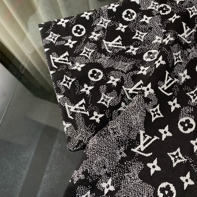 2025 New Classic Black Jacquard T-shirt