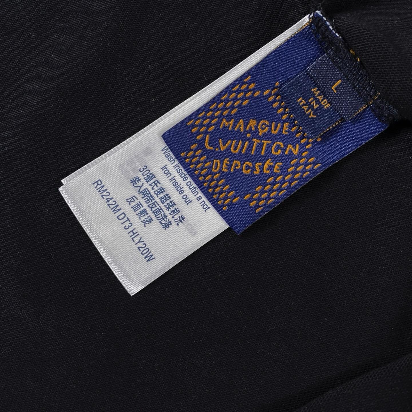 T-shirt classique avec patch monogramme