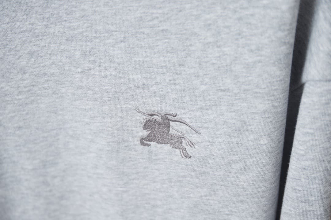 Plaid Ribbon Embroidered War Horse Sweatshirt