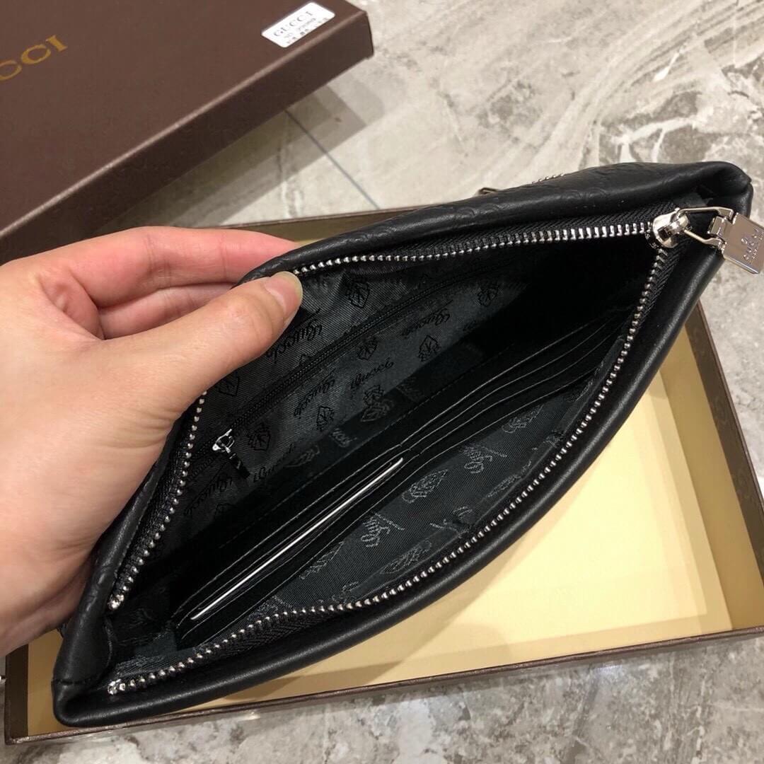 Black Monogram Pouch Bag