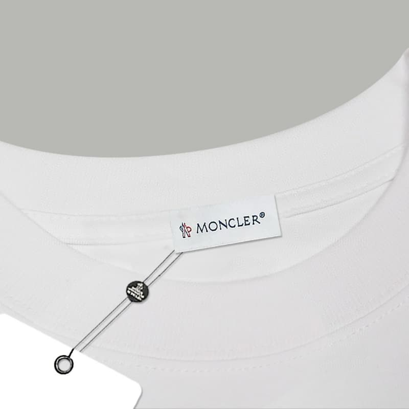 Classic Flocked Letter Cotton Long Sleeve Shirt