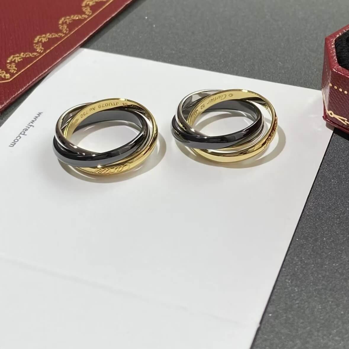 Classic Tri-Tone Triple Ring