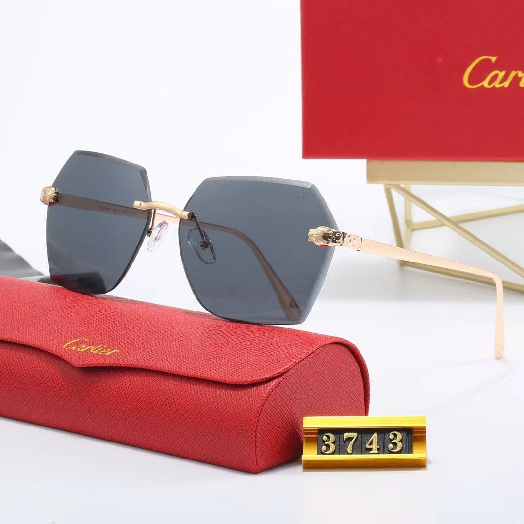 Lunettes de soleil sans monture