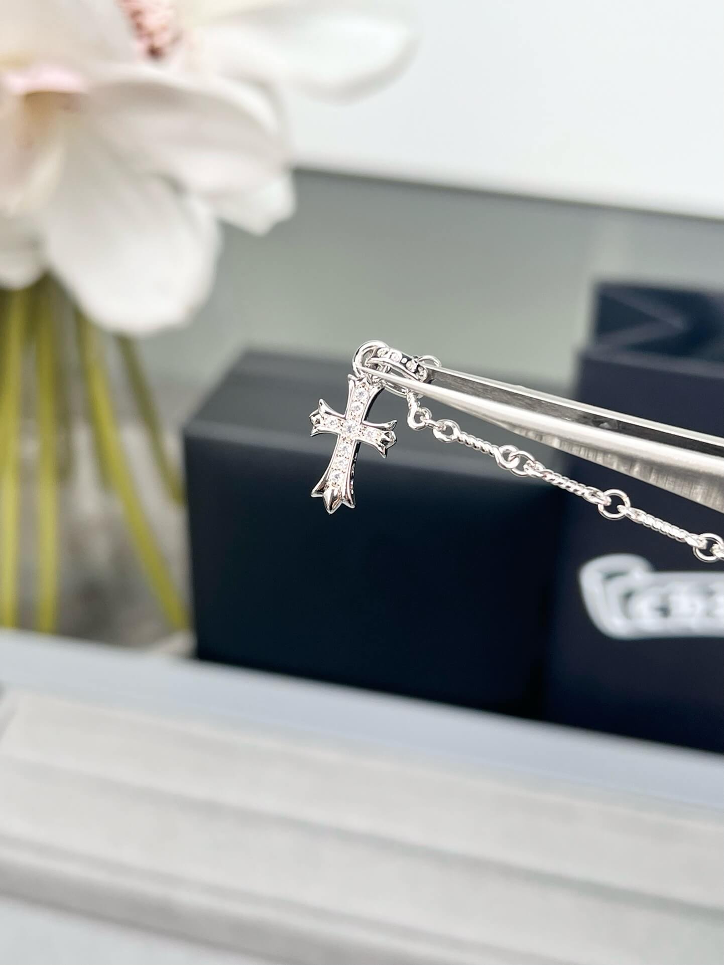 Cross Diamond Necklace