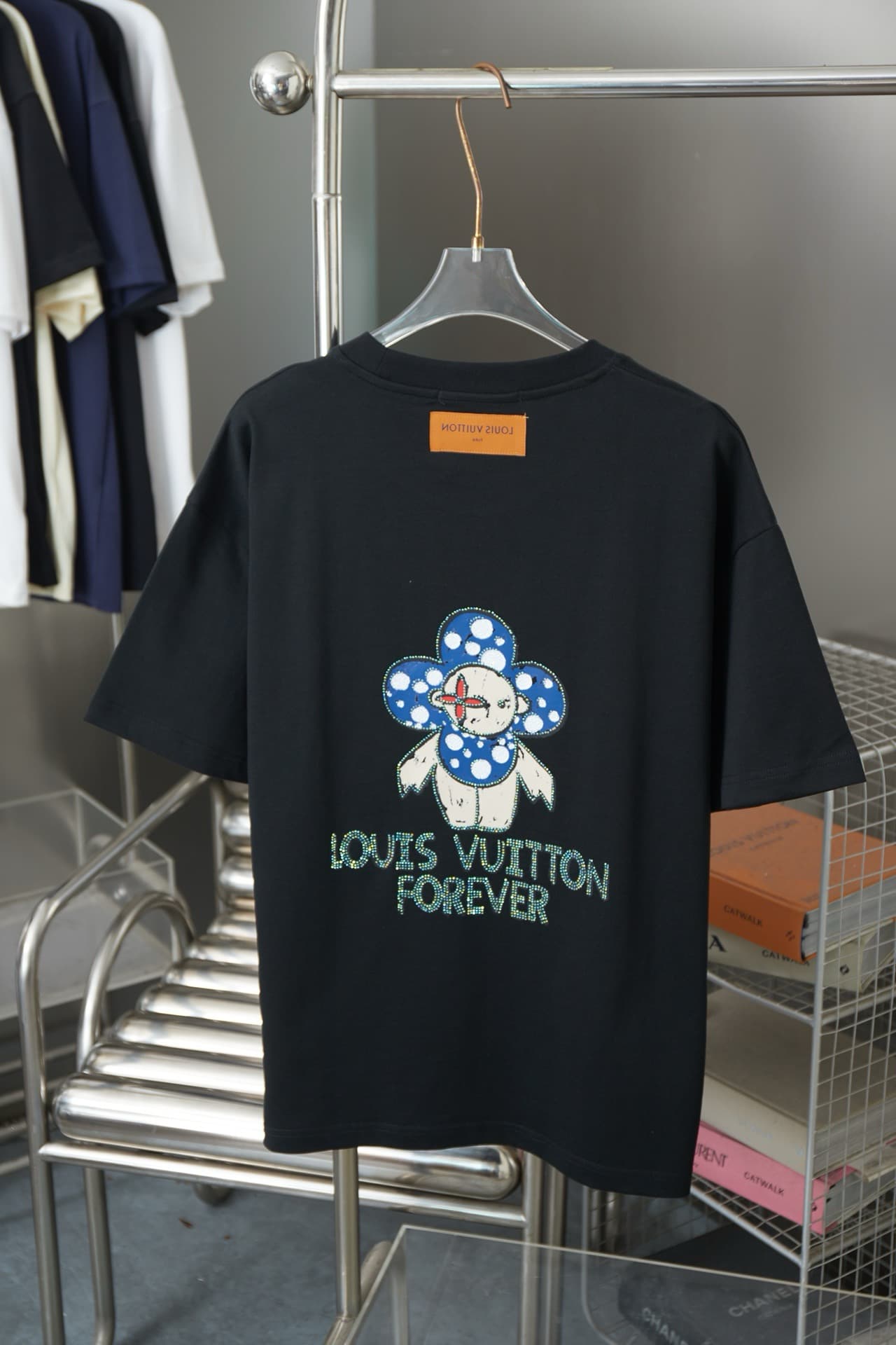 Classic Doll & Sunflower Rhinestone T-Shirt