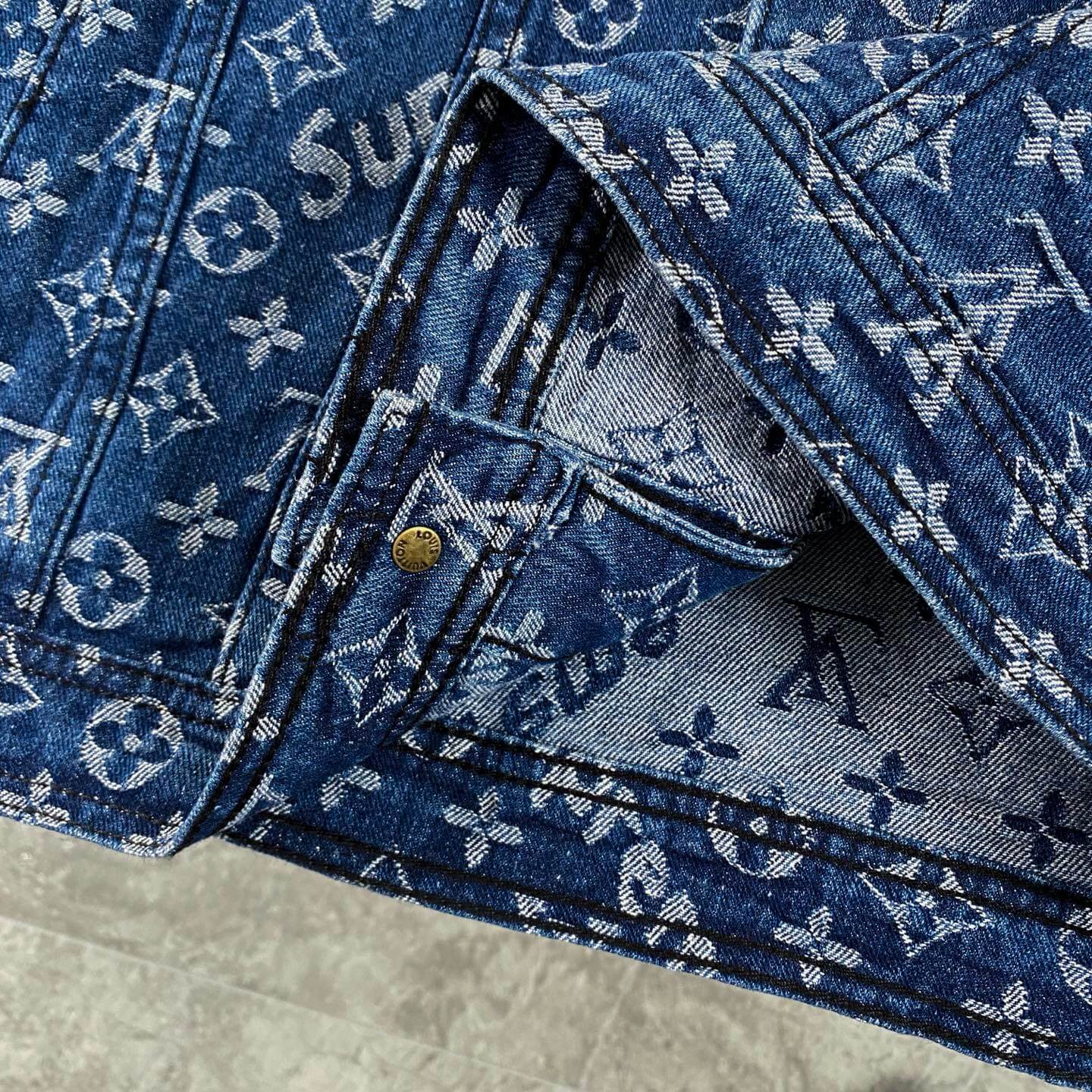 Classic All-Over Print Denim Jacket