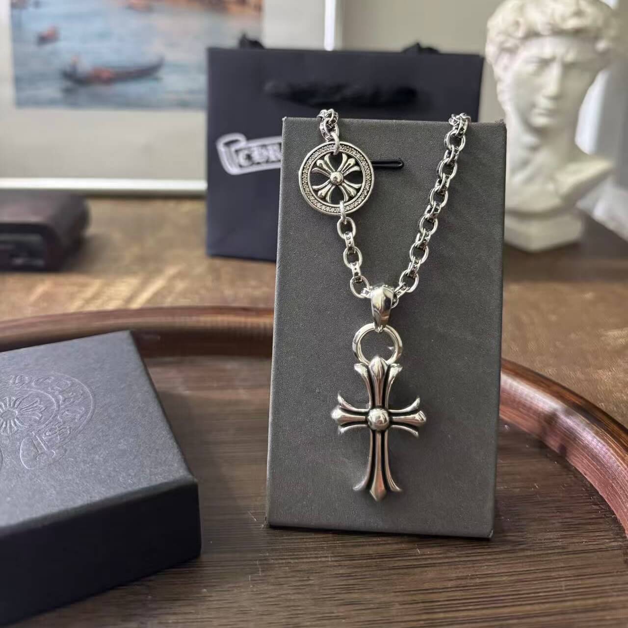 Chic Street Style Cross Necklace