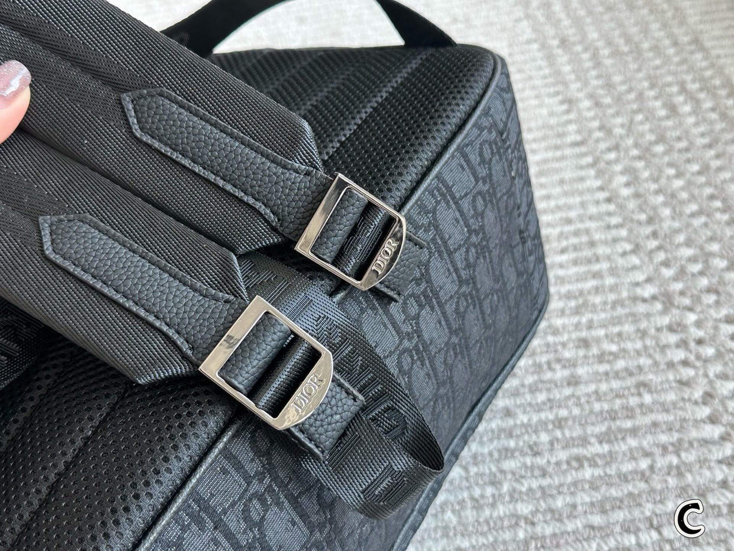 All-over Buckle Backpack