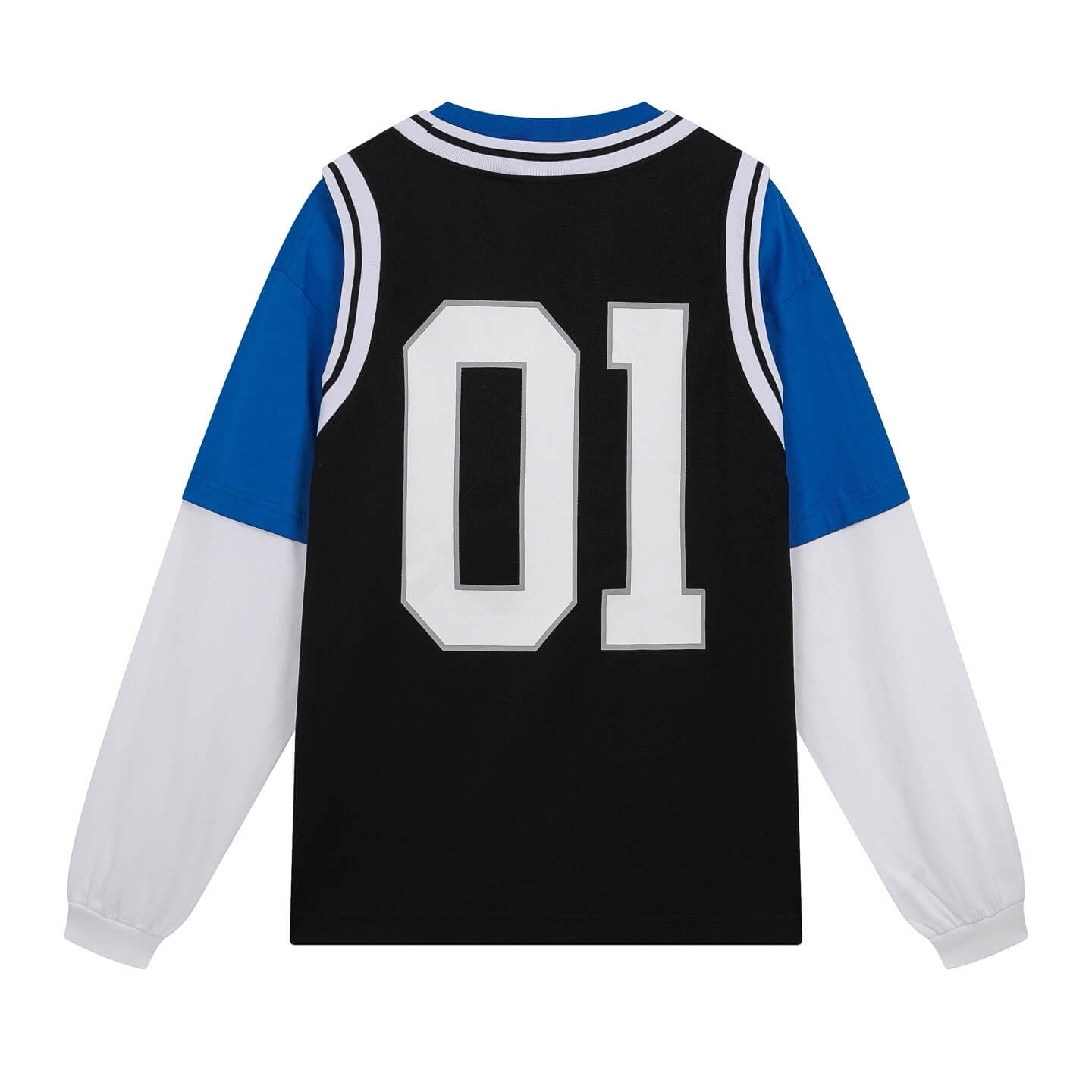 Patchwork Basketball Sweatshirt
