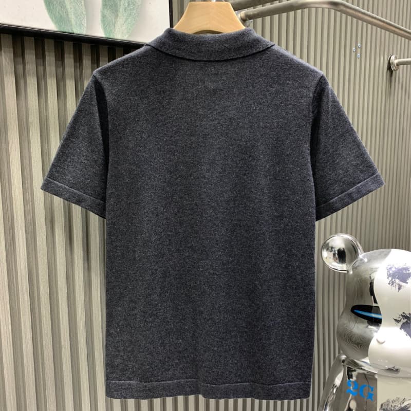 2025 New Knit Embroidered Polo Shirt