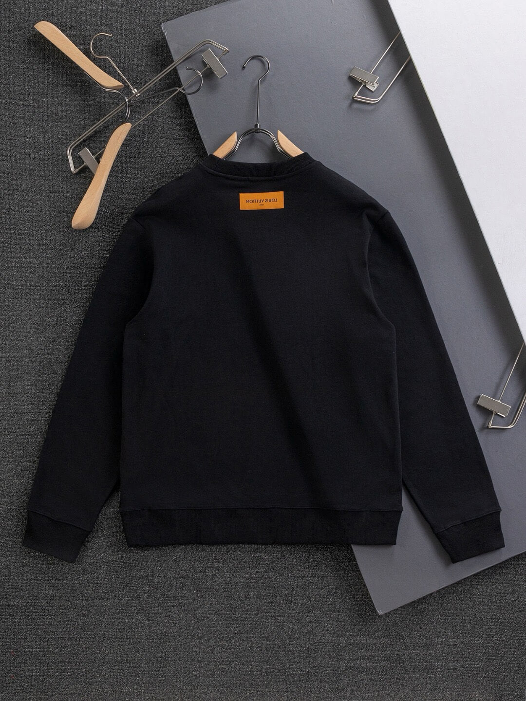 Blue Embroidered Sweatshirt